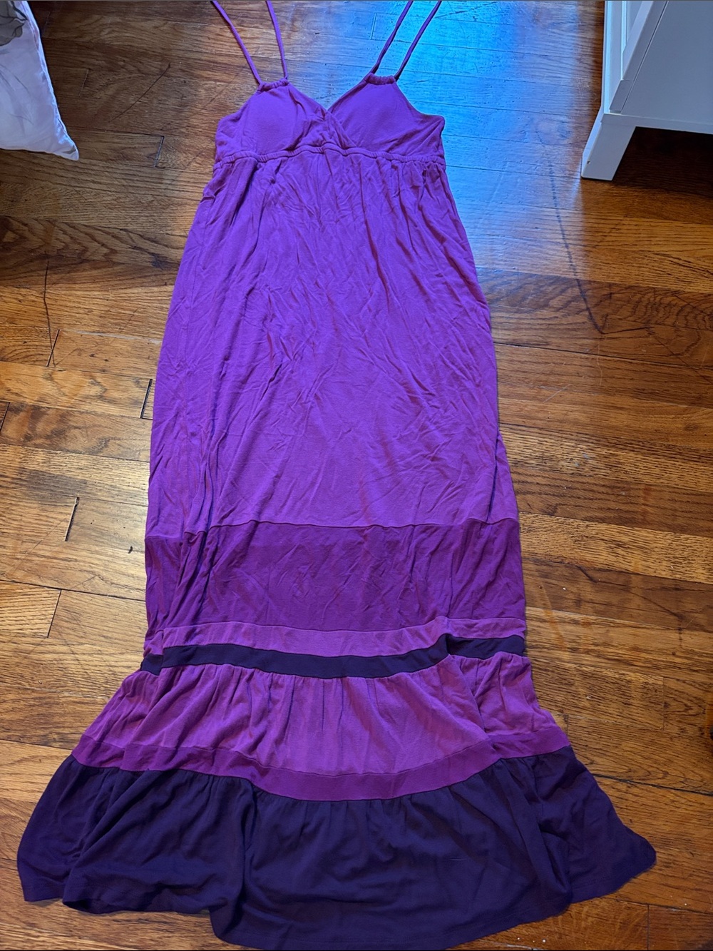 Elle Purple Stretch Bandeau Top